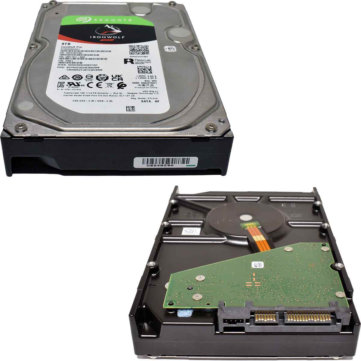 Seagate IRONWOLF NAS HDD Festplatte 8TB 3.5" 7,2K SATA 6G HDD ST8000NE001 Seagate IRONWOLF NAS HDD Festplatte 8TB 3.5" 7,2K SATA 6G HDD ST8000NE001