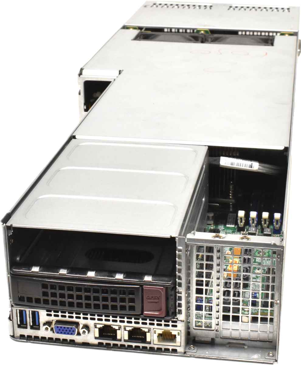 Supermicro Node Server 4xNode X10DRFR-NT 8x E5-2630V4 128GB PC4 32x3,5Bay