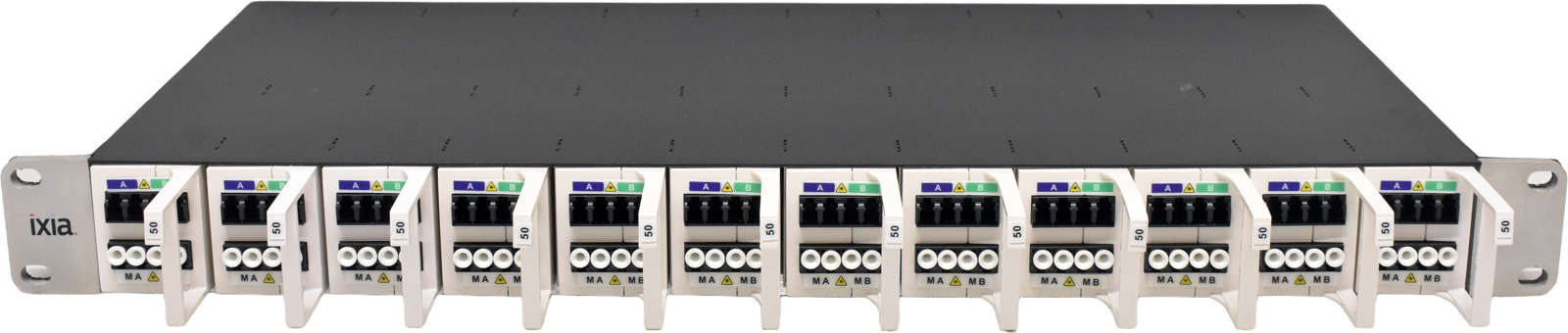 Ixia-Assembly-Rack-RK-FLEX-24-12x-Flex-Tap-Cisco-B-001.jpg Ixia Assembly Rack RK-FLEX-24 12x Flex Tap Cisco BiDi TPX-40-SR-50-50-BD