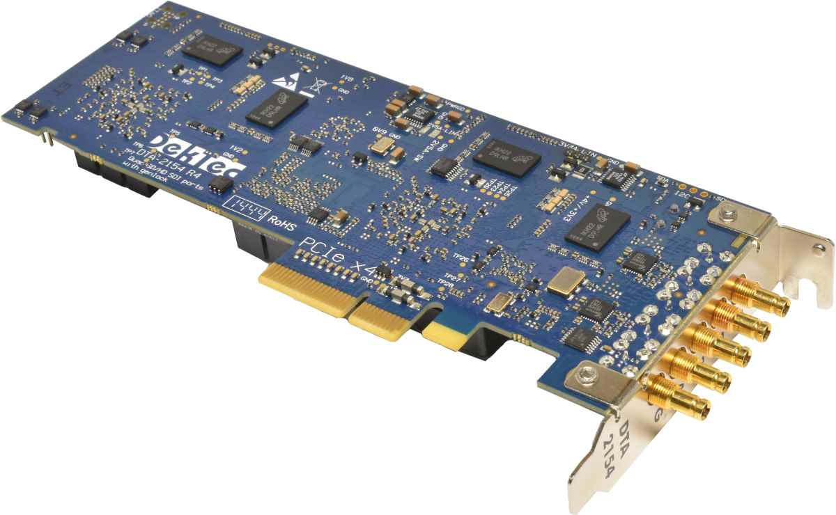 DekTec DTA-2154 R4 Quad HD-SDI / ASI Ports for PCle + genlock LP