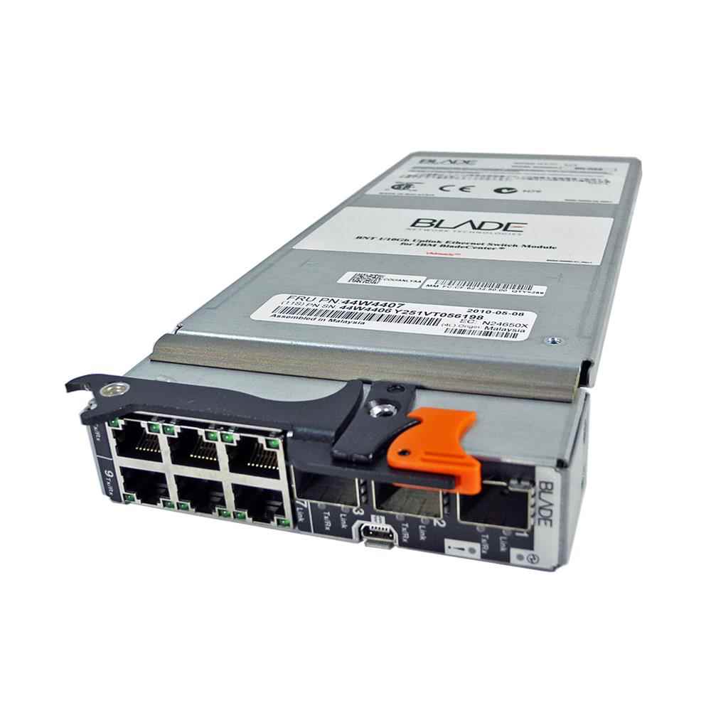 IBM Blade BNT 1/10Gb Uplink Ethernet Switch Module für IBM BladeCenter 44W4407 IBM 44W4407 BNT 1/10Gb Uplink Ethernet Switch Module für IBM BladeCenter