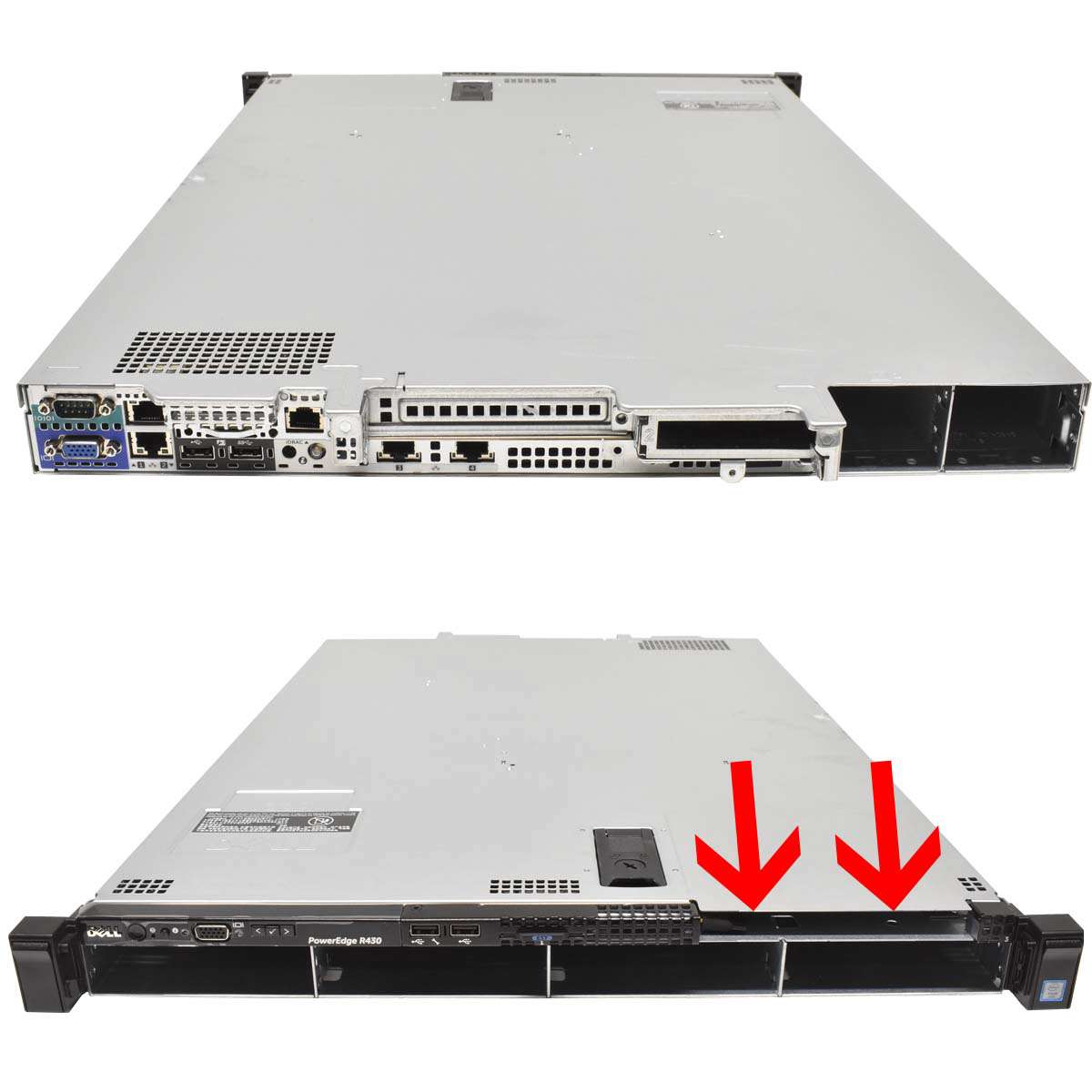 Dell-PowerEdge-R430-Server-Barebone-no-CPU-no-RAM-001.jpg Dell PowerEdge R430 Server Barebone no CPU no RAM PC4 no PSU 2x Kühler 4x LFF 3,5