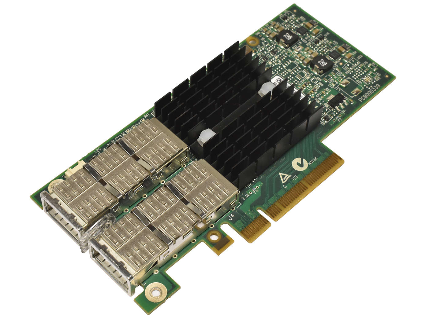 Fujitsu CA05954-2102 A3C40136900 Dual-Port FDR 54G QSFP+ Infiniband HCA Network Adapter PCIe x8 ohne Bracket