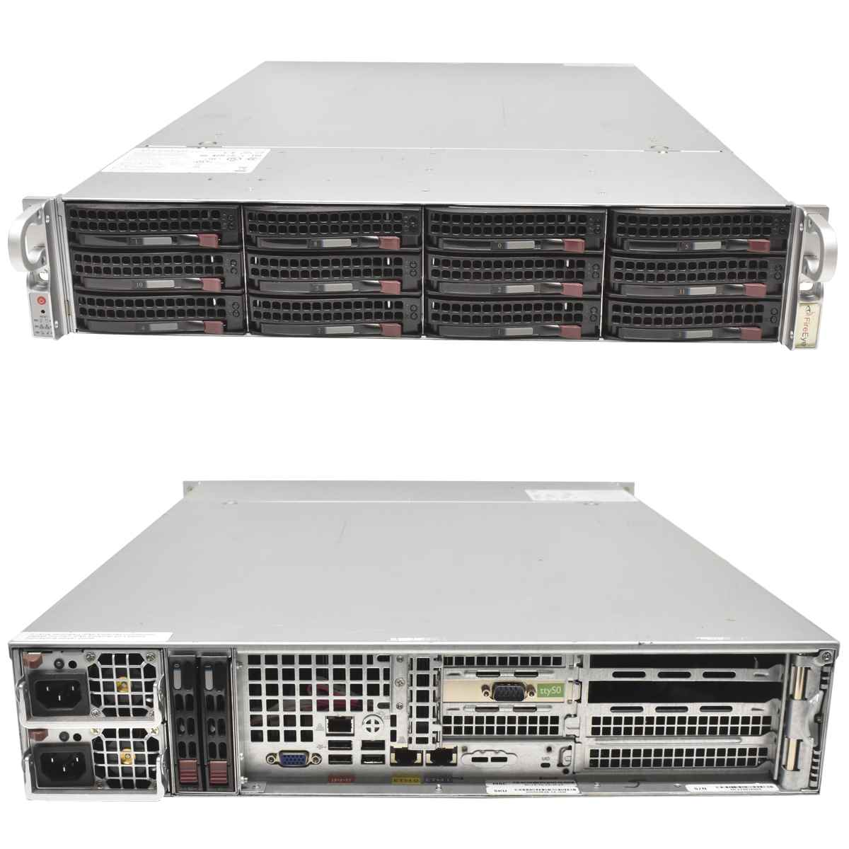 Supermicro CSE-826 2U Server X9DRW-CT31 2x E5-2680 V2 256GB RAM 12x LFF + 2x SFF
