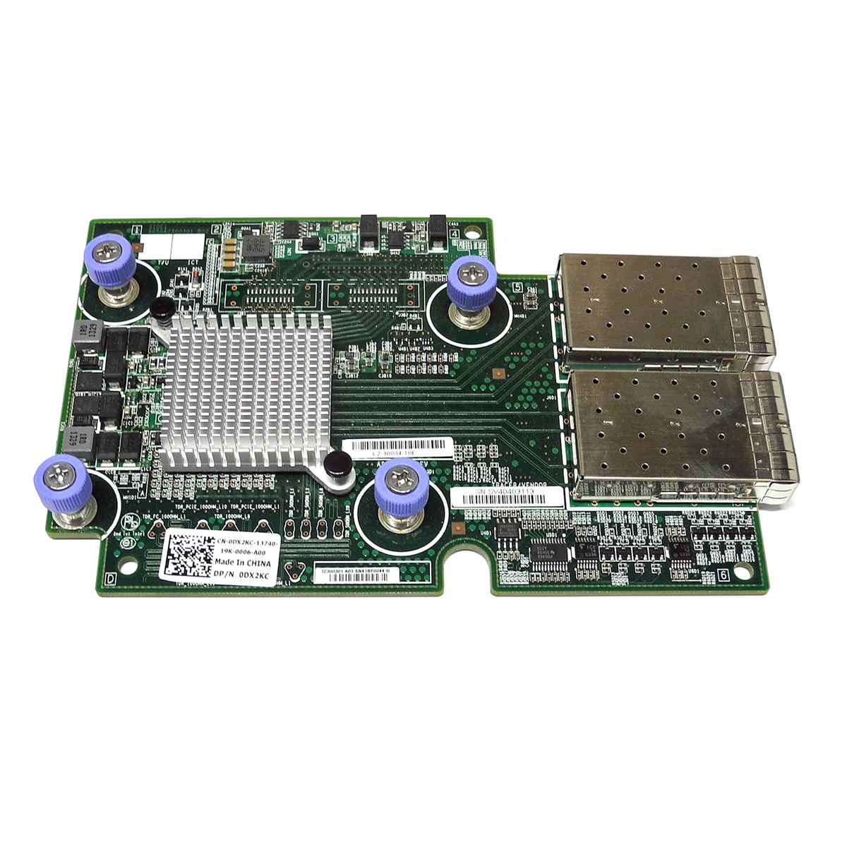 DELL 0DX2KC LSI 4-Port 8Gb FC Network Adapter for PowerVault MD3600F Storage DELL 0DX2KC LSI 4-Port 8Gb FC Network Adapter for PowerVault MD3600F Storage