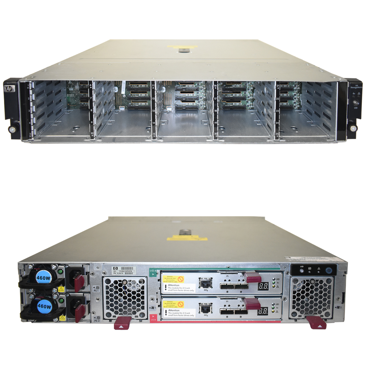 HP StorageWorks D2700 Disk Enclosure AJ941A-63002 25x 2,5" 450GB HDD (11,25TB)