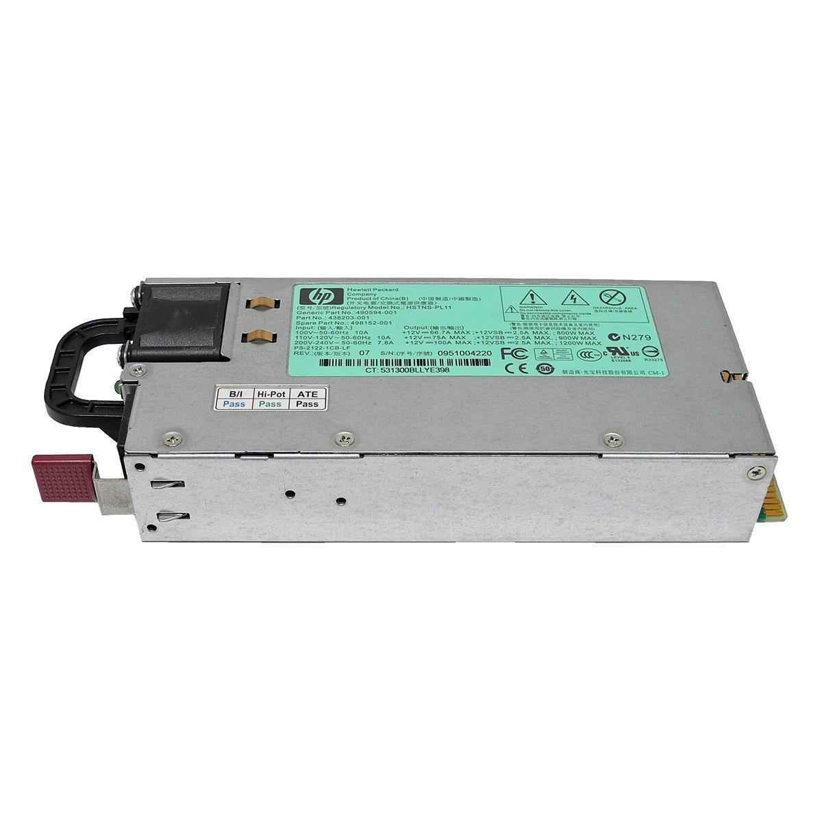 HP Power Supply / Netzteil HSTNS-PL11 for DL360 G6 DL380 G6 ML370 G6 498152-001 1200 Watt 10 x HP Power Supply Netzteil HSTNS-PL11 1200 Watt 498152-001
