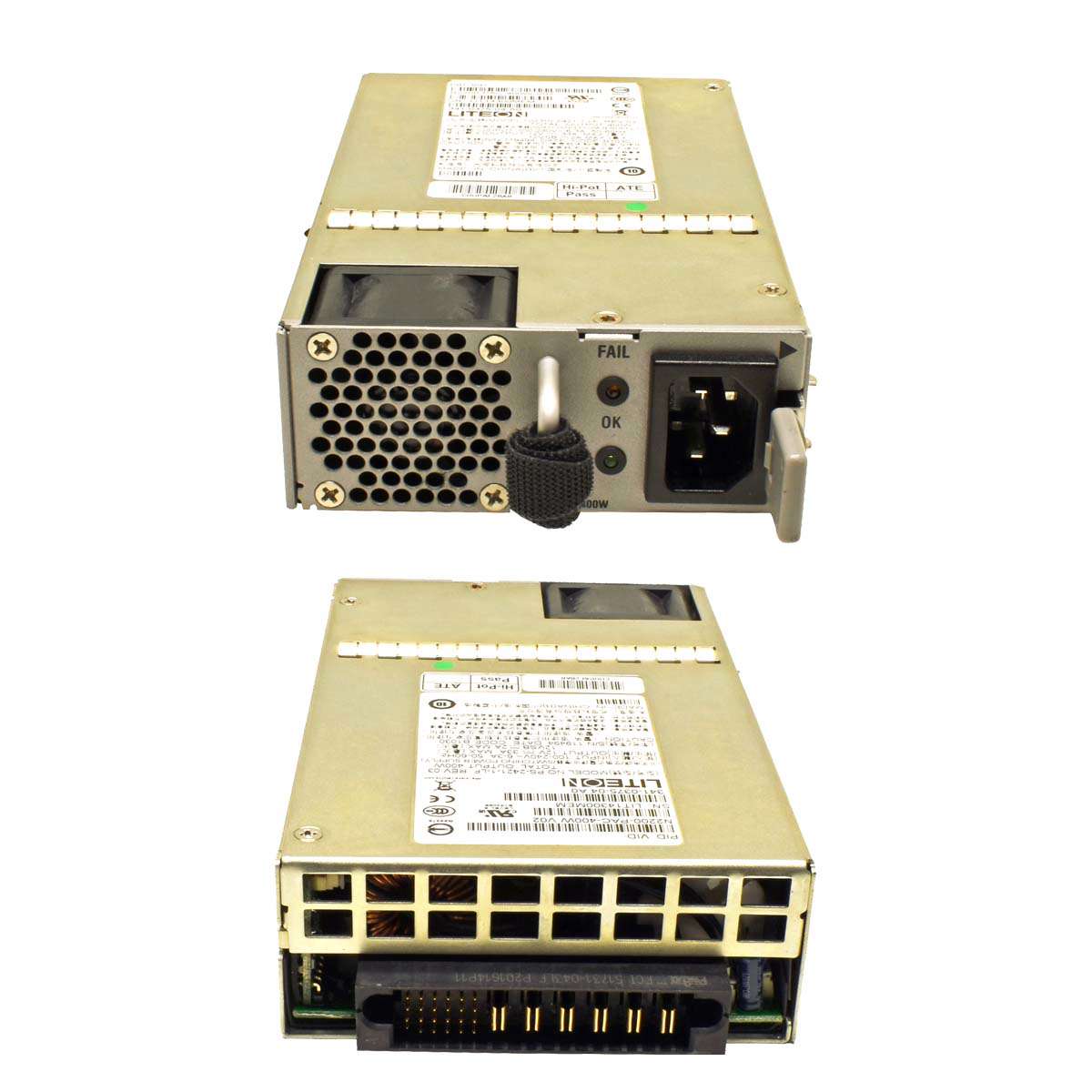 LiteOn-N2200-PAC-400W-Power-Supply-Netzteil-PS-242-006.jpg LiteOn N2200-PAC-400W Power Supply/Netzteil PS-2421-1-LF 341-0375-0X for Nexus 2224TP 2248TP