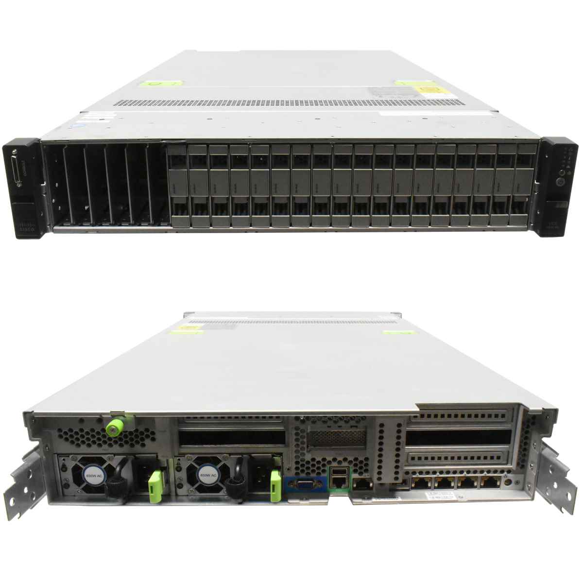 CISCO UCS C240 M3 Server 2x E5-2630 V2 6C CPU 2.60GHz 32 GB RAM 24x SFF 2,5 CISCO UCS C240 M3 Server 2x E5-2620 V2 6C CPU 2.10GHz 128GB RAM 24x SFF 2,5