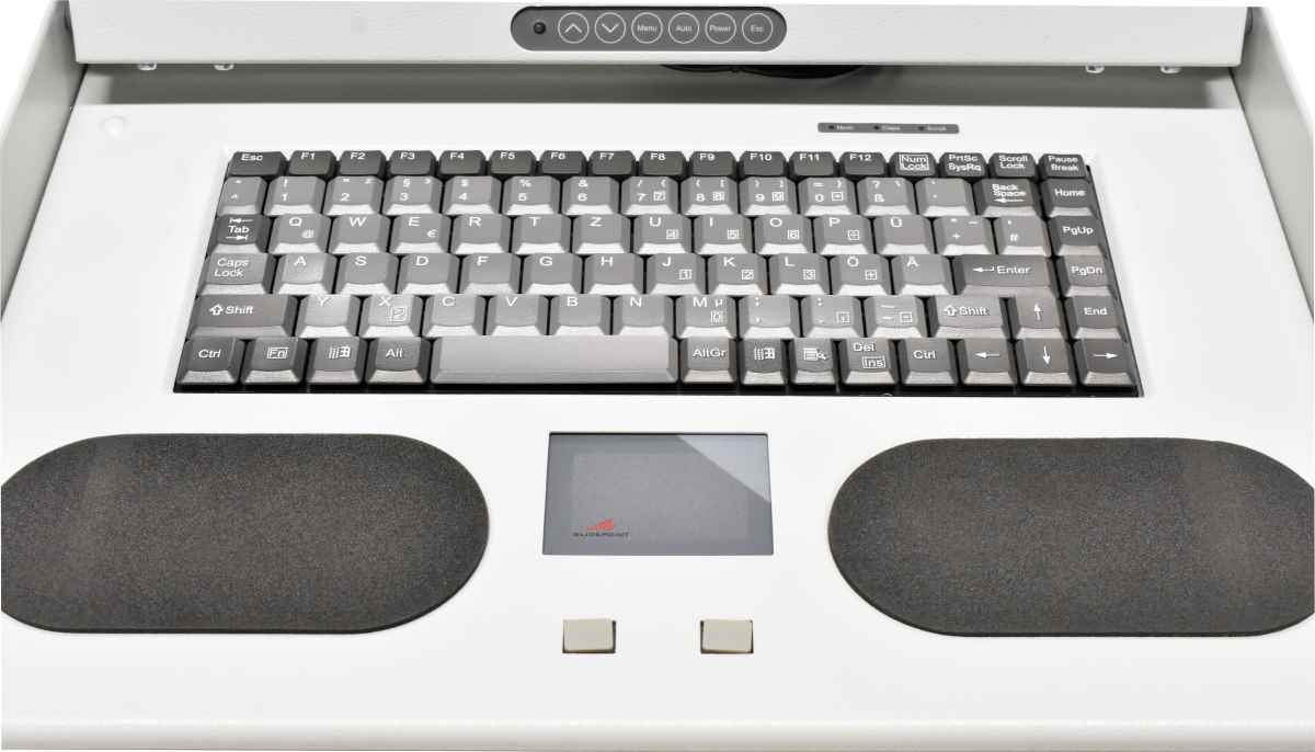 Knürr 061100101 TFT 1U Drawer KVM Rack Console 15" DE