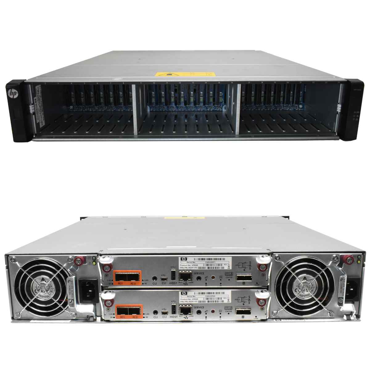 HP P2000 G3 SFF Modular Smart Array 2x AP836B Controler 24x 2,5 Bay 2x PSU 592267-002 HP P2000 G3 SFF Modular Smart Array 2x AP836B Controler 24x 2,5 Bay 2x PSU 592267-002