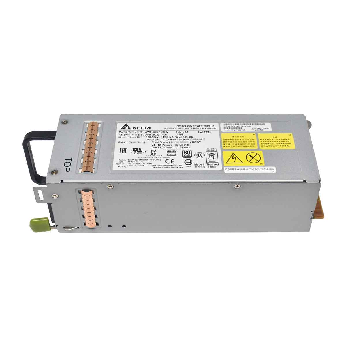 Delta Sun Oracle 1000W Netzteil PSU AWF-2DC-1000W ECD14020023 7044130 Delta Sun Oracle 1000W Netzteil PSU AWF-2DC-1000W ECD14020023 7044130