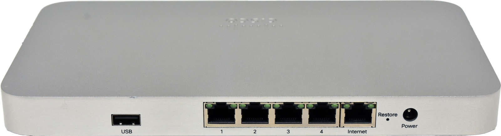 Cisco-Meraki-MX64-HW-600-32010-B-5-Port-RJ-45-GE-C-002.jpg Cisco Meraki MX64-HW 600-32010-B 5-Port RJ-45 GE Cloud Managed Firewall no PSU no Antennas
