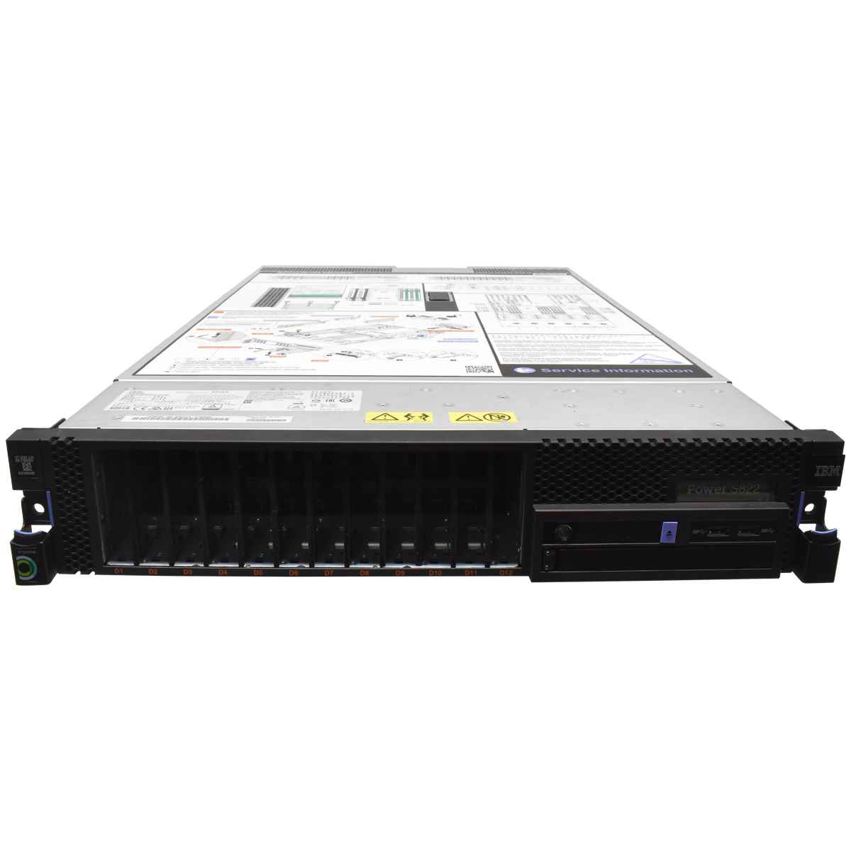 IBM Power S822 2x Power8 3.425 Ghz 10-Core CPU 32 GB RAM PC3 12x SFF 2,5 8284-22A IBM Power S822 2x Power8 3.425 Ghz 10-Core CPU 32 GB RAM PC3 12x SFF 2,5 8284-22A