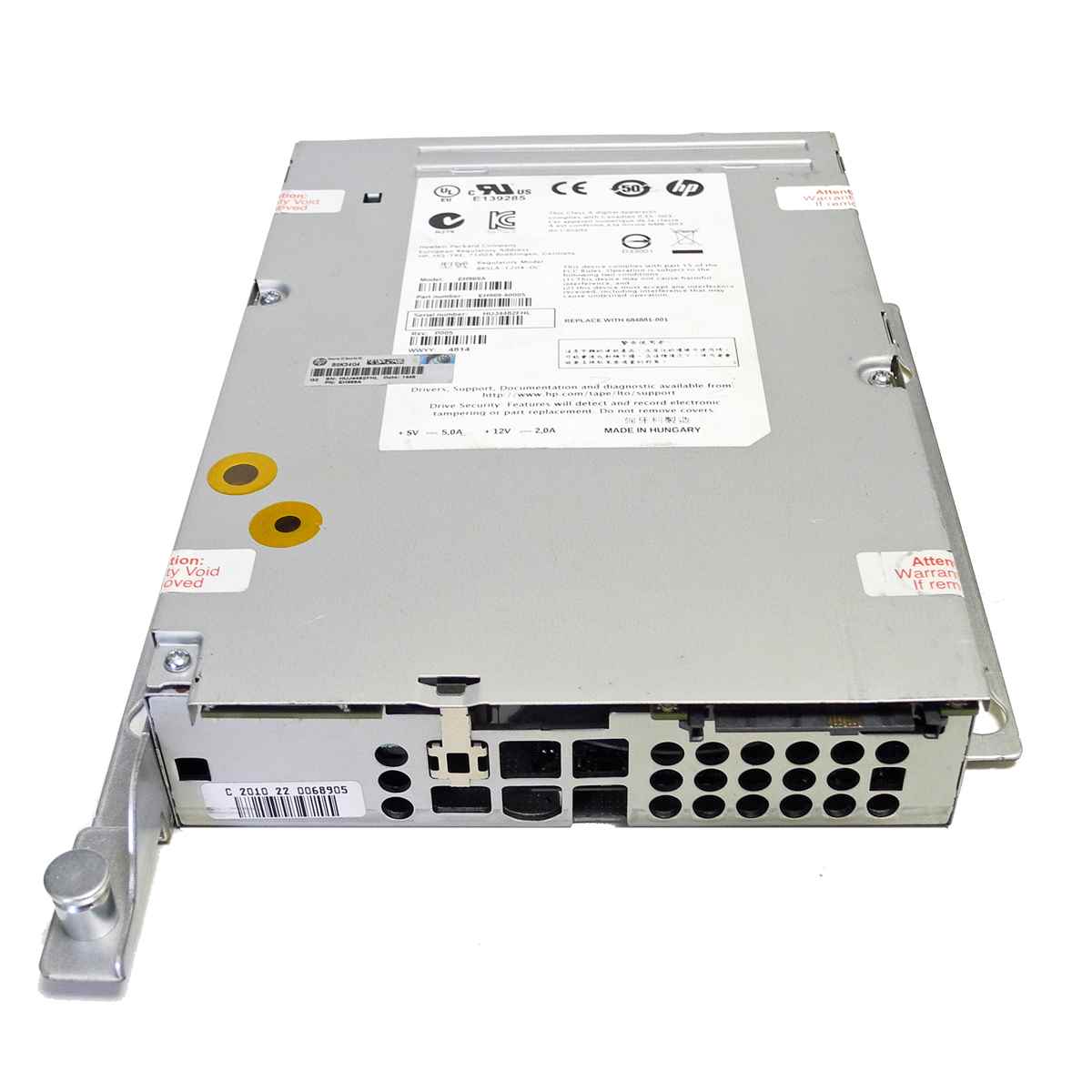 HP EH969A BRSLA-1204-DC LTO-6 2.5TB / 6.25TB SAS 6Gb Tape Drive 684881-001 HP EH969A BRSLA-1204-DC LTO-6 2.5TB / 6.25TB SAS 6Gb Tape Drive 684881-001
