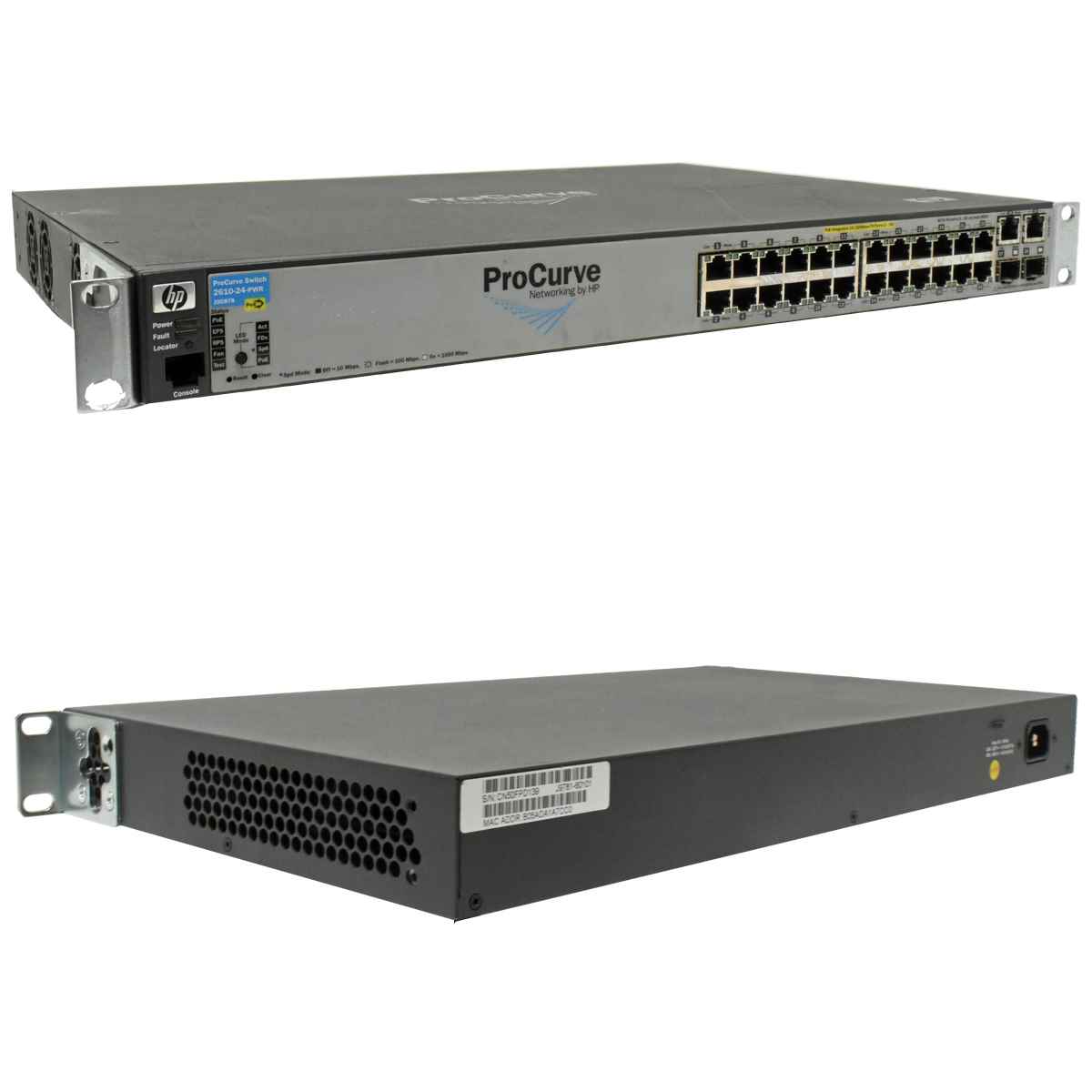 HP ProCurve 2610-24-PWR J9087A Gigabit Ethernet Switch HP ProCurve 2610-24-PWR J9087A Gigabit Ethernet Switch