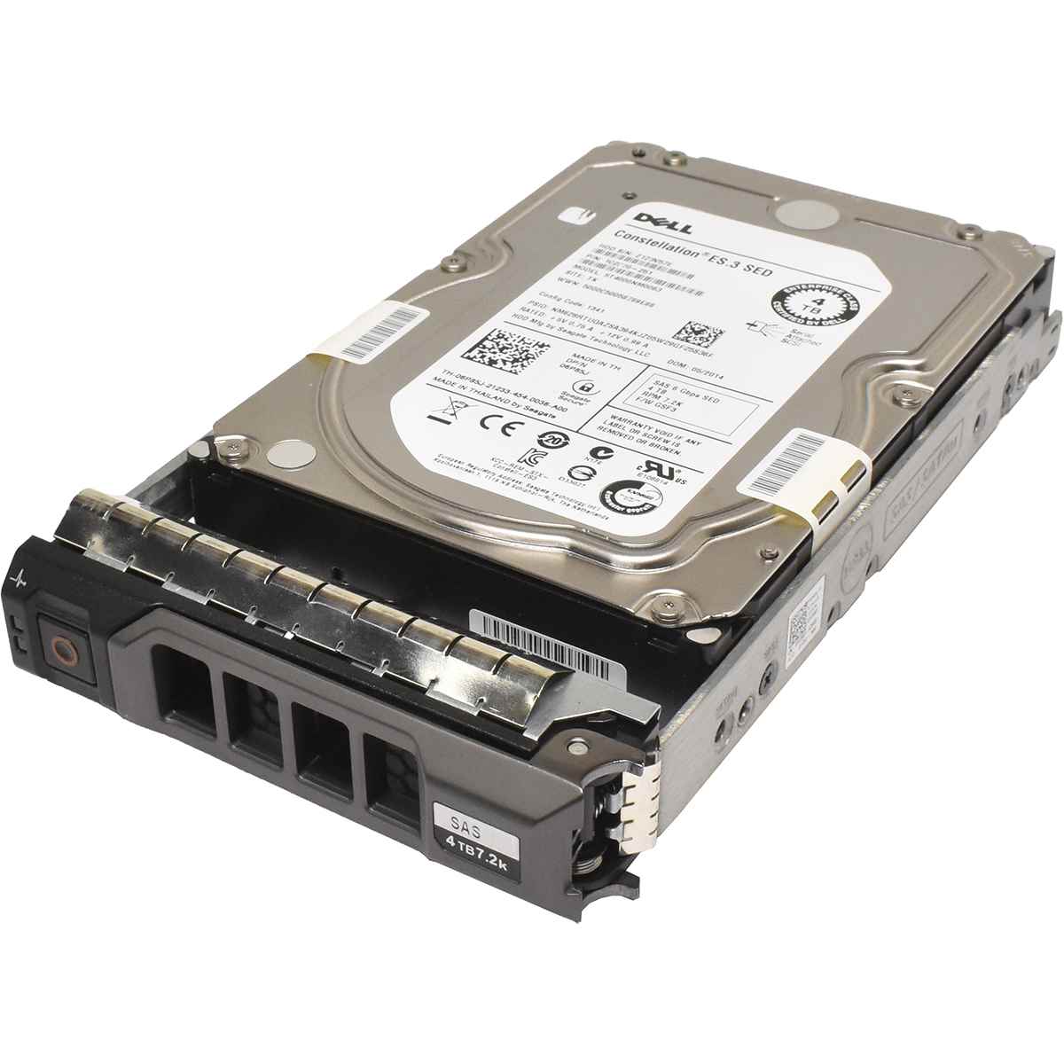 Dell Seagate 4TB 3.5" 6G 7.2K SAS HDD Festplatte ST4000NM0063 06P85J mit Rahmen Dell Seagate 4TB 3.5" 6G 7.2K SAS HDD Festplatte ST4000NM0063 06P85J mit Rahmen