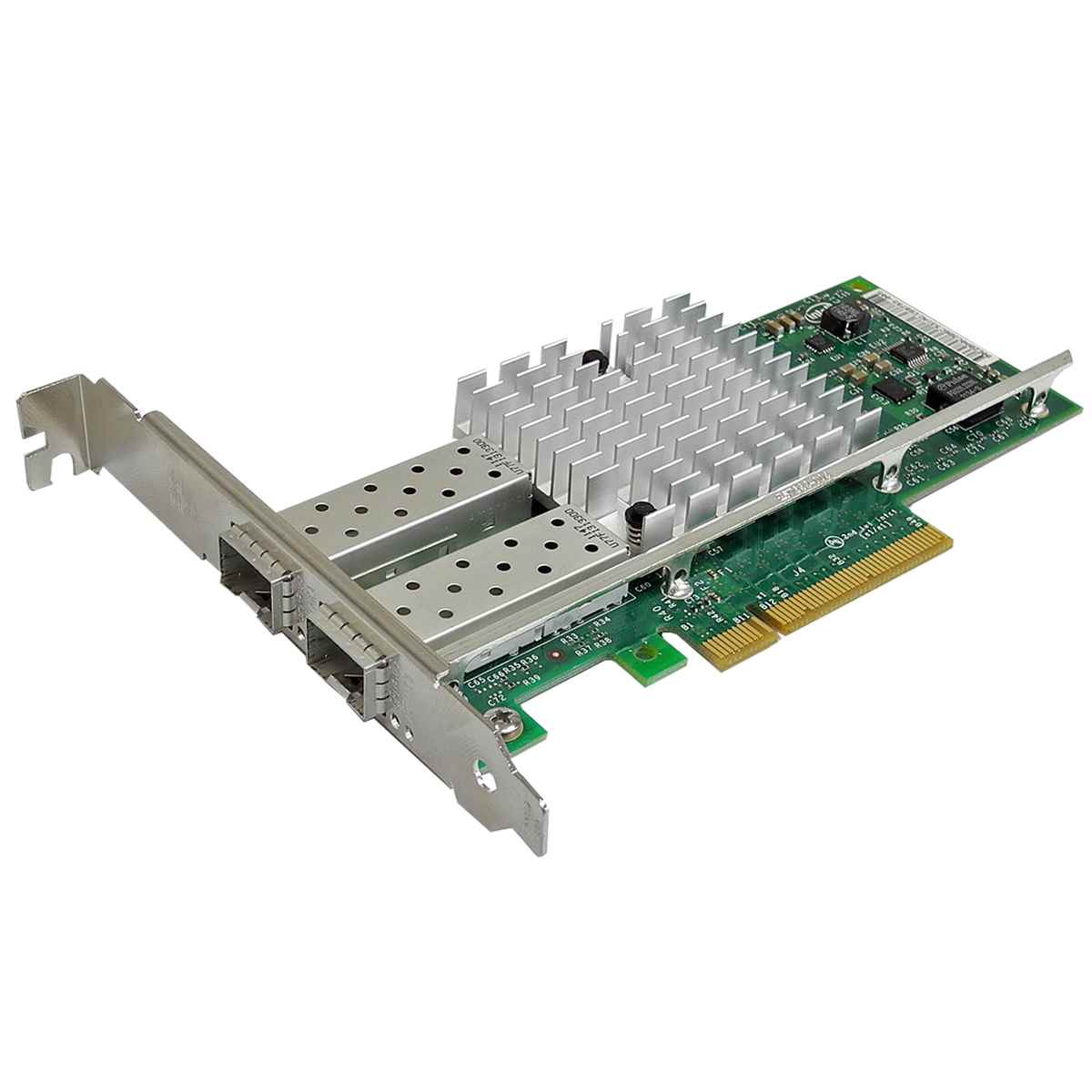 Intel X520-DA2 E10G42BTDA Dual-Port 10GE PCIe2.0 x8 Converged Network Adapter FP Intel X520-DA2 E10G42BTDA Dual-Port 10G SFP+ PCIe x8 Converged Network Adapter FP