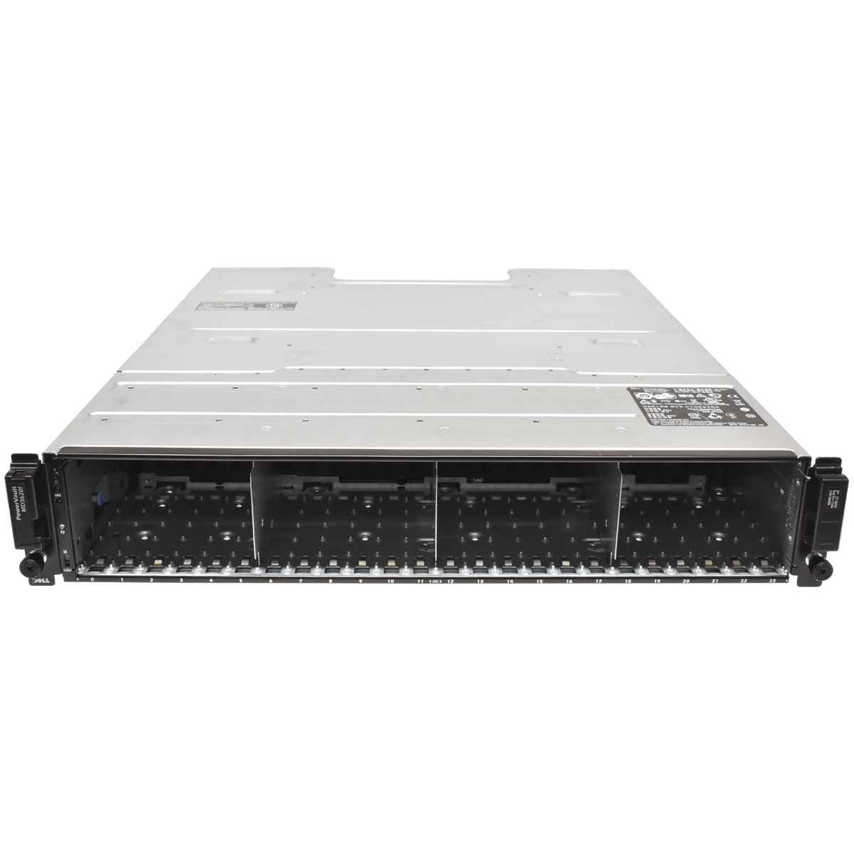 Dell PowerVault MD3620f 2U 2x E02M004 8G Fibre Controller CG87V 24x SFF 2,5 2x 600W PSU 8x Gbic 06W2YH
