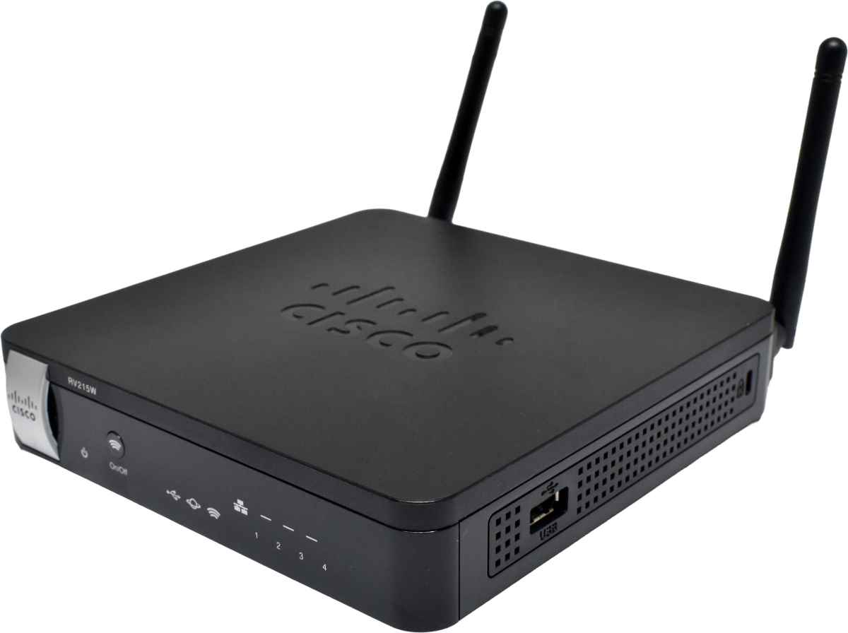 Cisco RV215W Wireless-N VPN Router 4-Port LAN 4G WAN +AC Adapter