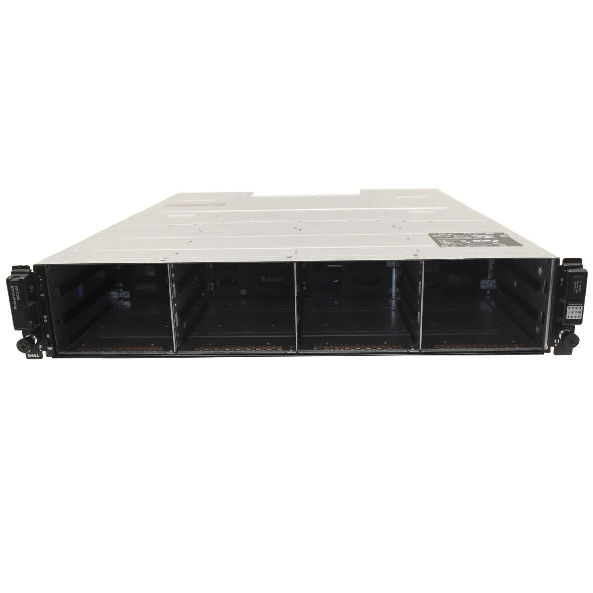 Dell-PowerVault-MD3200i-2U-2x-0VFX1G-2x-600W-PSU-1-001.jpg Dell PowerVault MD3200i 2U 2x 0VFX1G 2x 600W PSU 12x Bay 3.5