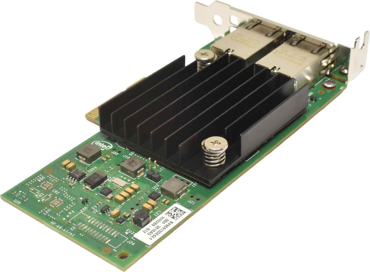 Intel X550-T2 Dual-Port 10GbE RJ45 PCIe x8 Server Adapter X550T2G1P5 LP Intel X550-T2 Dual-Port 10GbE RJ45 PCIe x8 Server Adapter X550T2G1P5 LP