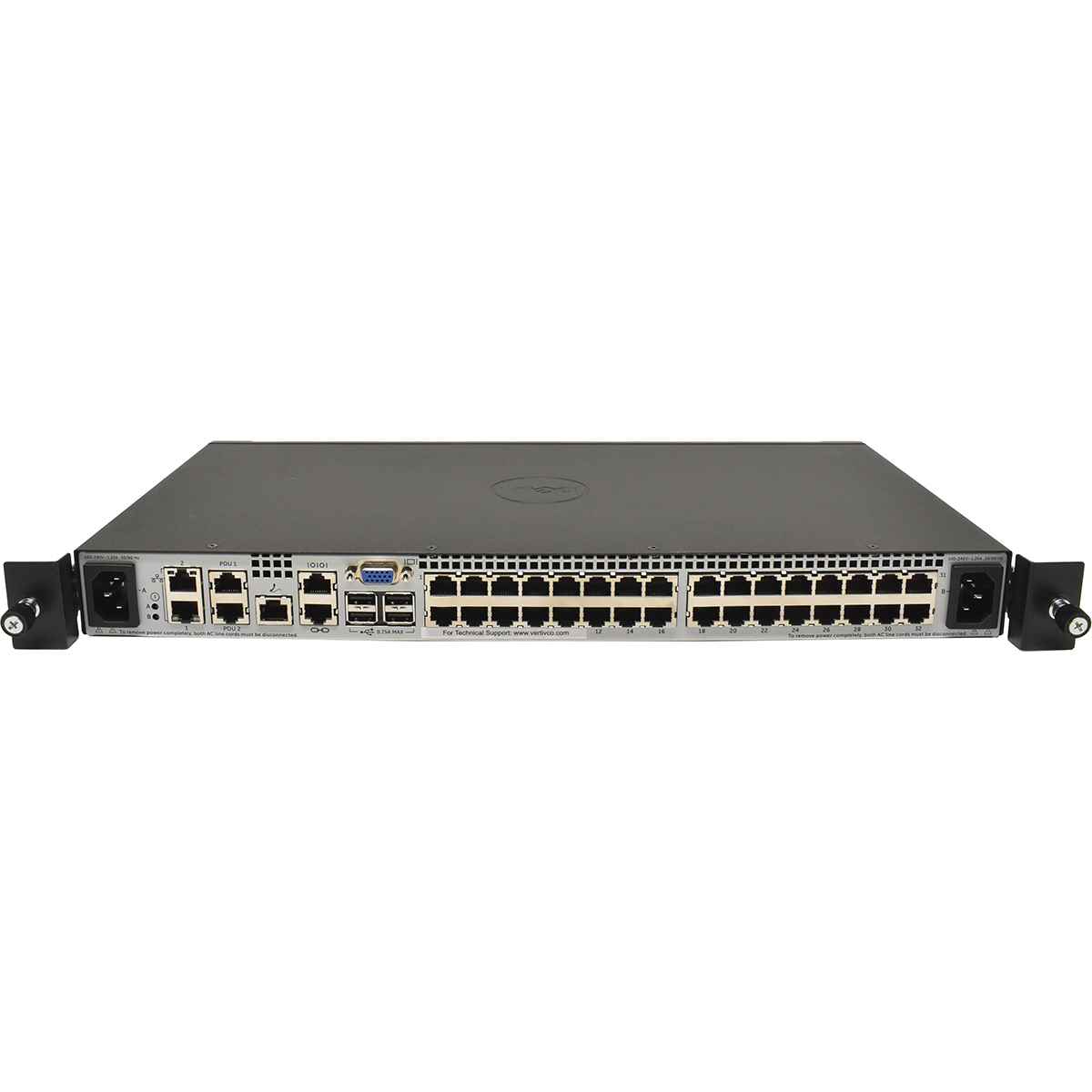 Dell KVM MPU4032 32-Ports Managed Rack Ears 520-664-503 Dell KVM MPU4032 32-Ports Managed Rack Ears 520-664-503