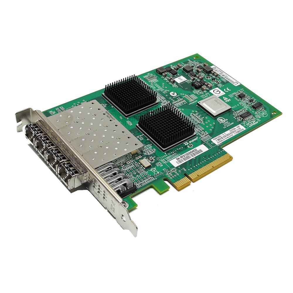 QLogic QLE2564-NAP FC Quad-Port 8Gb PCIe x8 Network Adapter NA 111-00481+B0, 111-00481+C0 FP Dell QLogic QLE2564-T PX4810402-11 FC Quad-Port 8Gb PCIe x8 Network Adapter 0400M7 FP