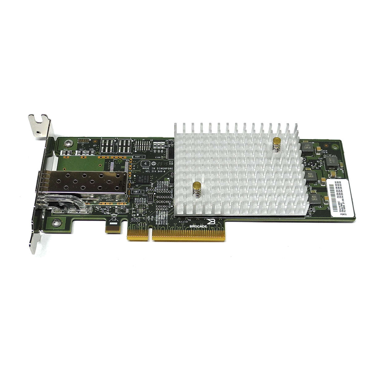 Brocade-1860-1-Single-Port-16Gb-FC-SFP-PCIe-x8-Net-002.jpg Brocade 1860-1 Single Port 16Gb FC SFP+ PCIe x8 Network Adapter BRO110401-09 LP