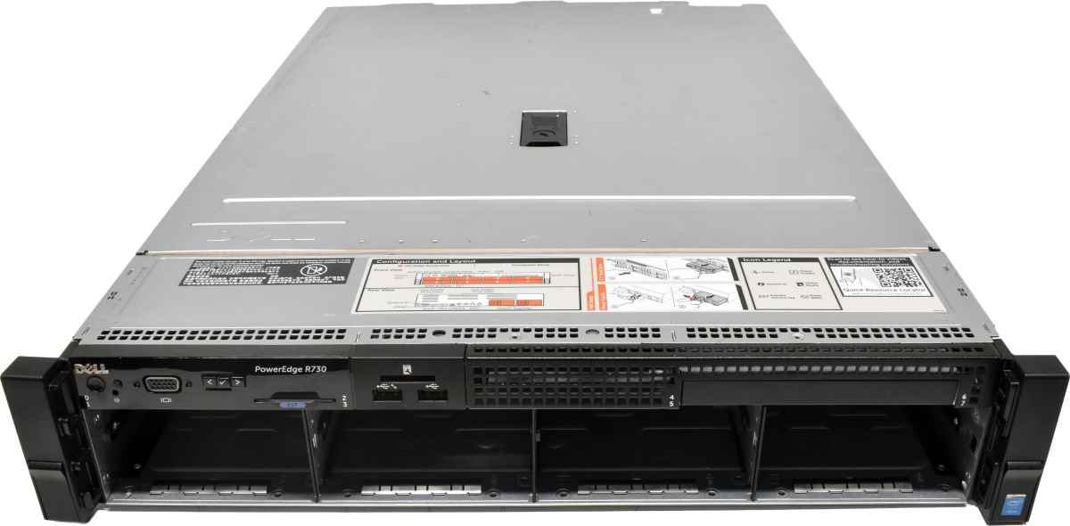 Dell PowerEdge R730 Rack Server 2U 0x CPU 2x Kühler 0x RAM 8x LFF 3.5" H730 mini Dell PowerEdge R730 Rack Server 2U 0x CPU 2x Kühler 0x RAM 8x LFF 3.5" H730 mini
