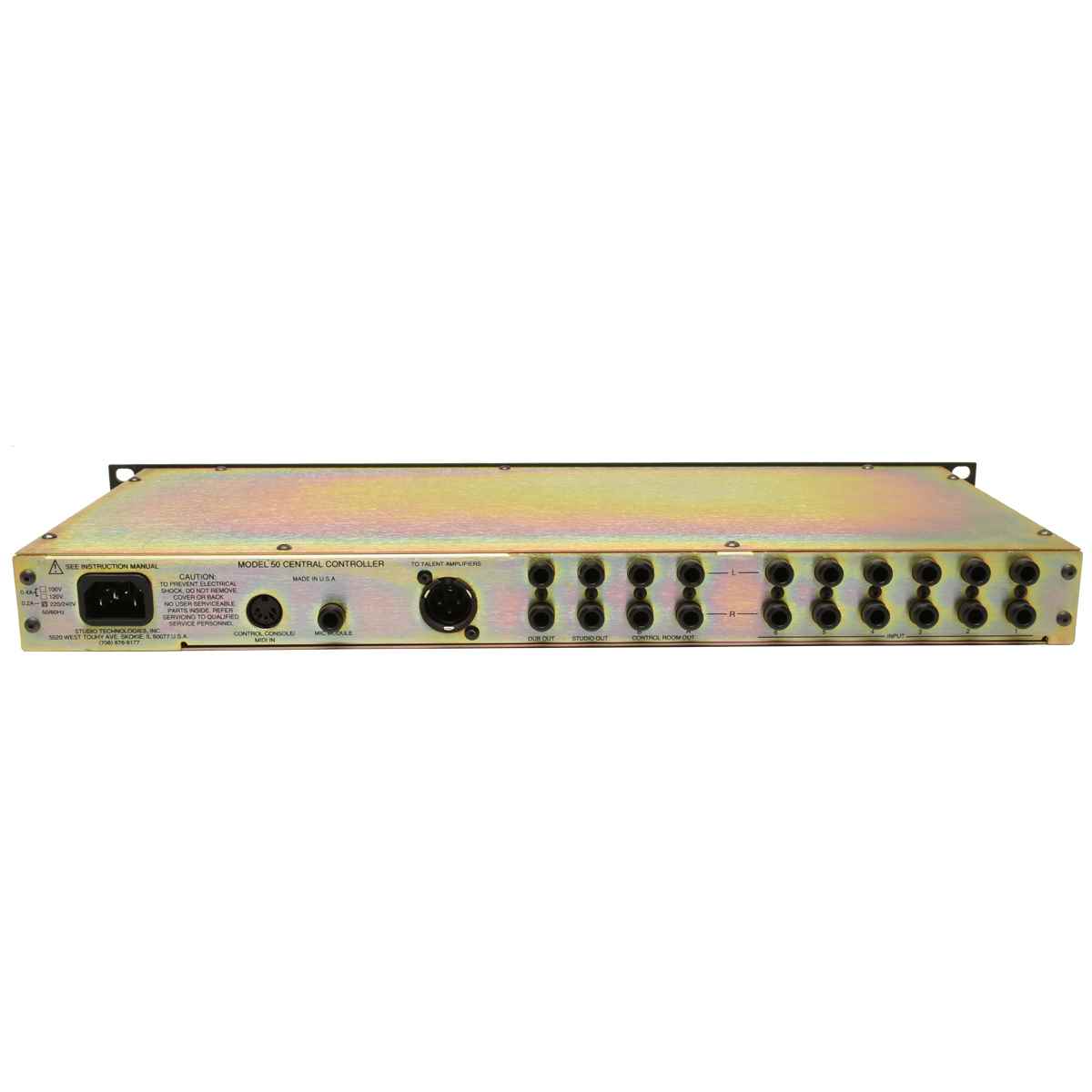 Studio Technologies Surround Central Controller studiocomm series Model 50 Studio Technologies Surround Central Controller studiocomm series Model 50