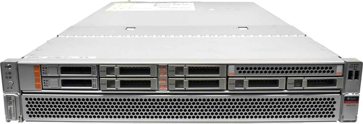 Sun Oracle Sparc S7-2L Rack Server 2x Sparc S7 CPU 4,2 GHz 8C 64GB RAM 2U No HDD