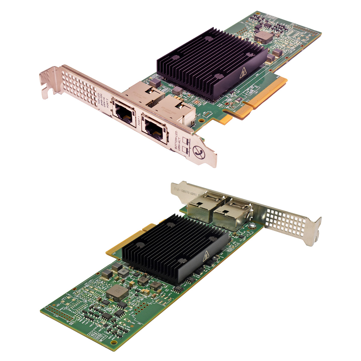 HP Broadcom 535T Adapter 815669-001 BCM957416A4160 Dual-Port RJ-45 10GE NIC PCIe 3.0 x8 FP