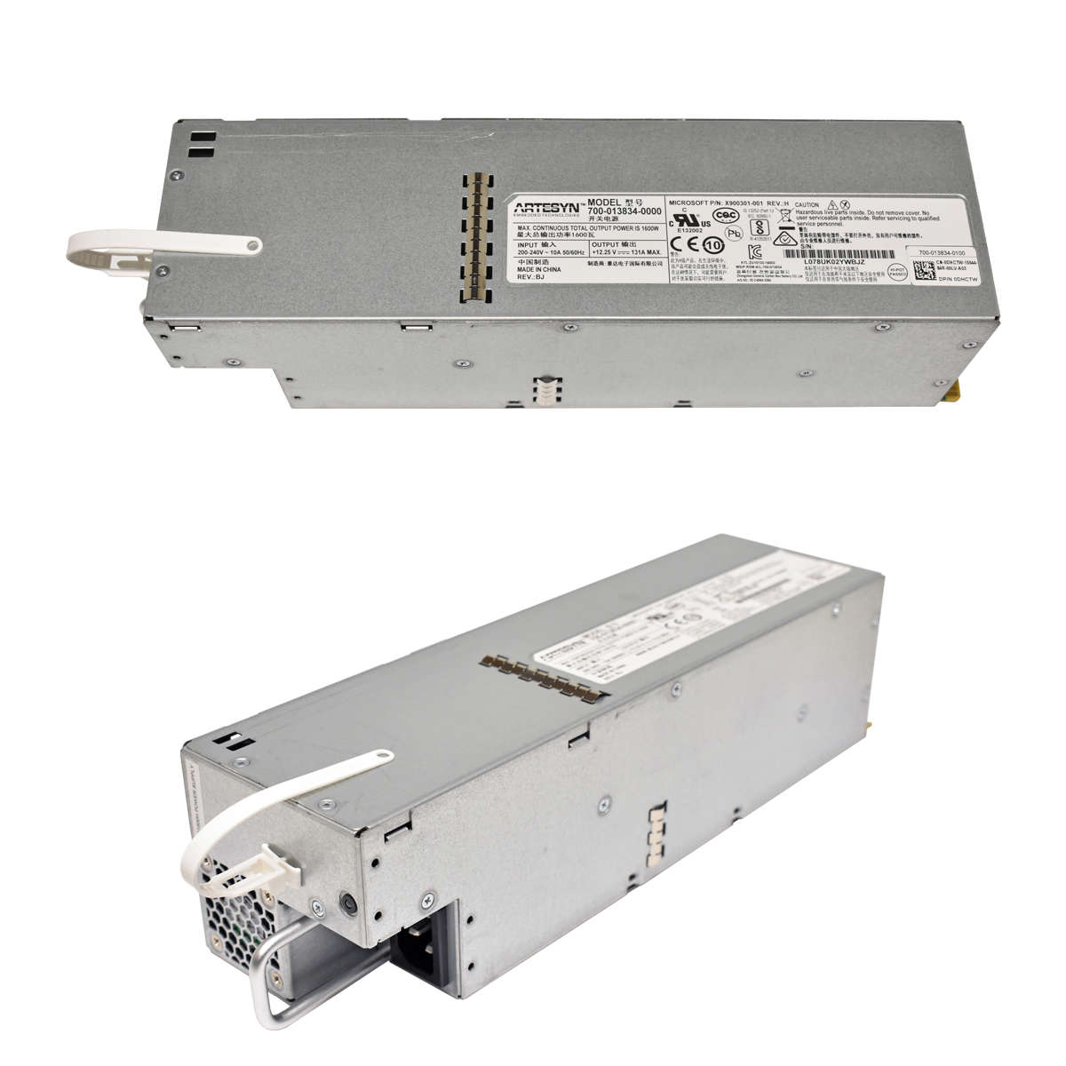 Artesyn-Dell-Microsoft-1600W-Power-Supply-700-0138-002.jpg Artesyn Dell Microsoft 1600W Power Supply 700-013834-0000 0DHCTW X900301-001
