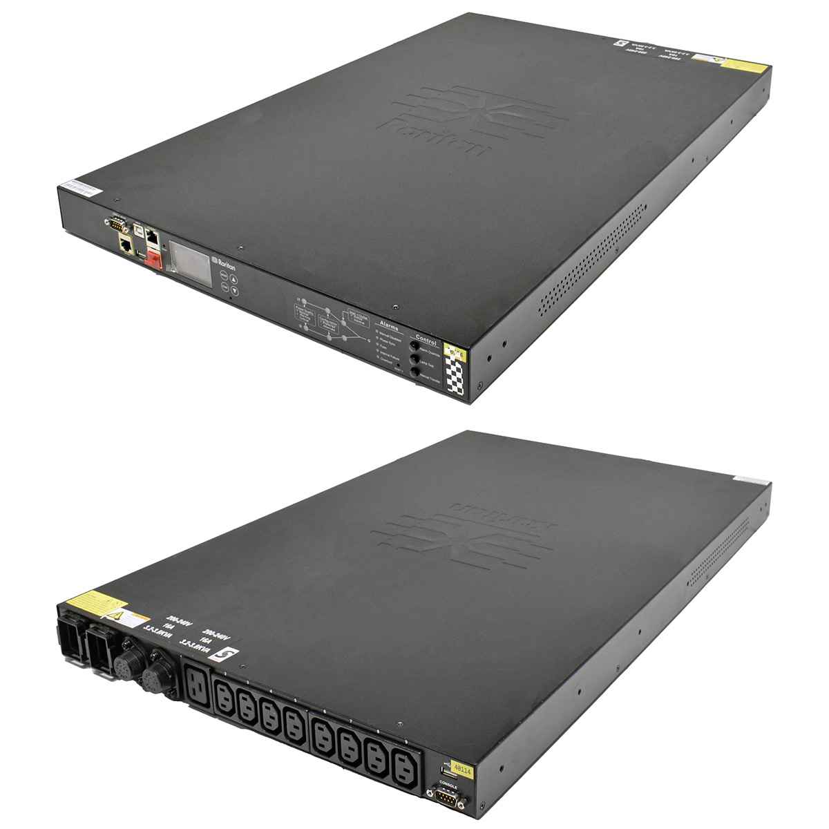 Raritan PX3TS-1875CR Intelligent Rack Transfer Switch 8 x C13, 1 x C19 Output 3,7KW Raritan PX3TS-1875CR Intelligent Rack Transfer Switch 8 x C13, 1 x C19 Output 3,7KW