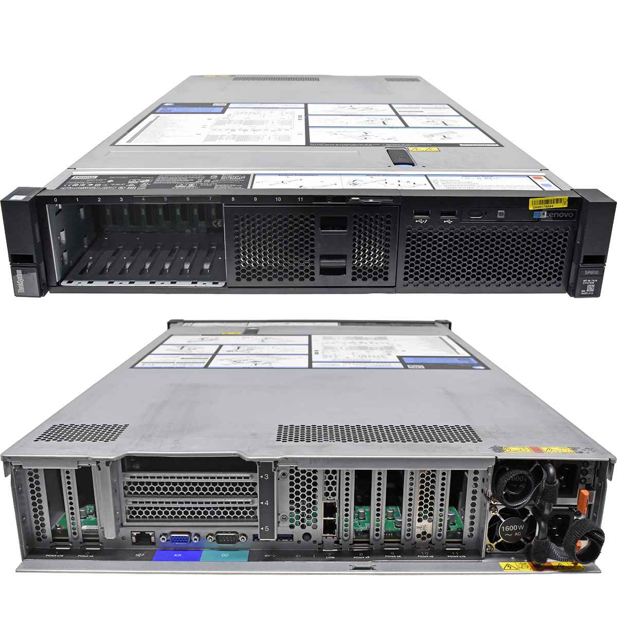 Lenovo ThinkServer SR850 ohne CPU 0GB PC4 530-8i 8x SFF 2,5" 4x LGA 3647 Lenovo ThinkServer SR850 ohne CPU 0GB PC4 530-8i 8x SFF 2,5" 4x LGA 3647