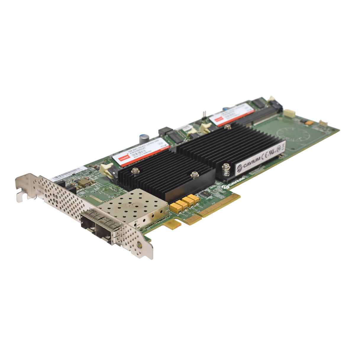 Cavium CN6870C-210NV-M8-2.0-G PCIe x8 Netzwerkkarte 2x4GB DDR3 Mini Dimm 2x SFP+ Ports Cavium CN6870C-210NV-M8-2.0-G PCIe x8 Netzwerkkarte 2x4GB DDR3 Mini Dimm 2x SFP+ Ports