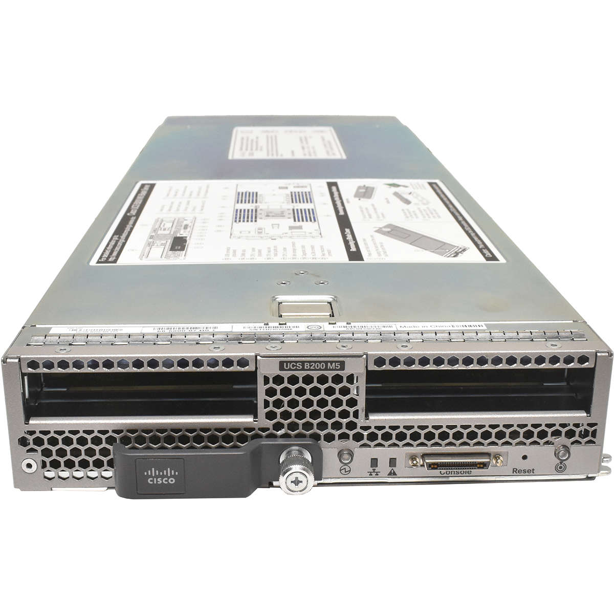 Cisco UCS B200 M5 Blade Server 2x Kühler ohne CPU RAM 1x UCSB-MLOM-PT-01 1x UCSB-MLOM-40G-03