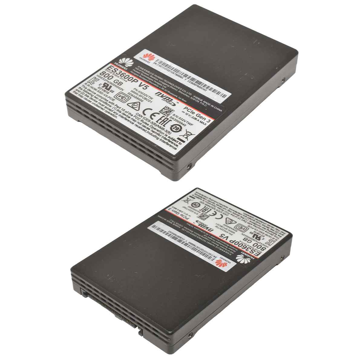 Huawei ES3600P V5 800GB 2.5" NVMe / PCle SSD 03032VTW Huawei ES3600P V5 800GB 2.5" NVMe / PCle SSD 03032VTW