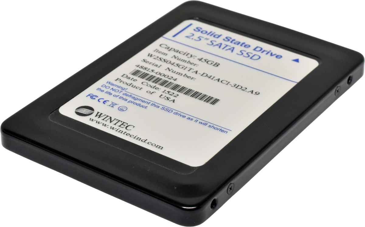 Wintec 45GB W2SS045G1TA-D41AC1-3D2.A9 2.5" 6G SATA SSD Wintec 45GB W2SS045G1TA-D41AC1-3D2.A9 2.5" 6G SATA SSD