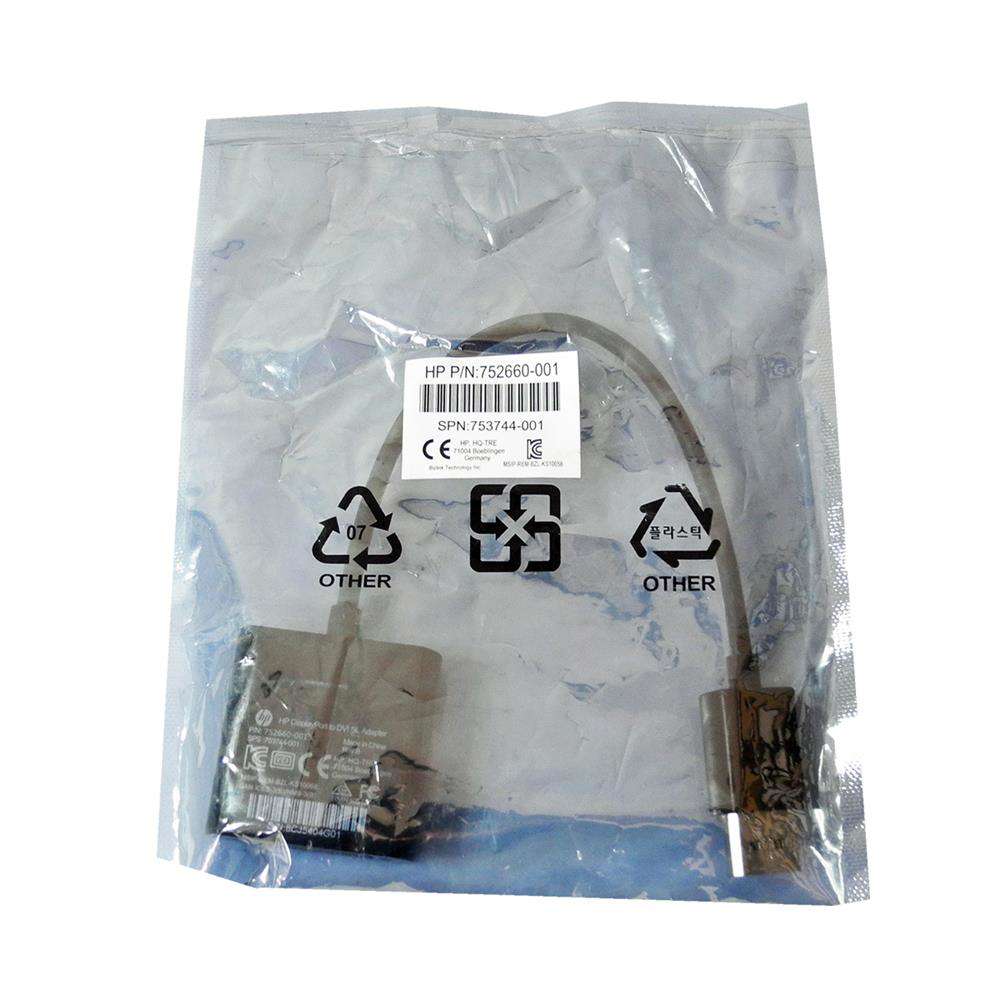 HP-752660-001-DisplayPort-auf-DVI-SL-27-cm-Adapter-001.jpg HP 752660-001 DisplayPort auf DVI-SL 27 cm Adapter neu OVP SP# 753744-001
