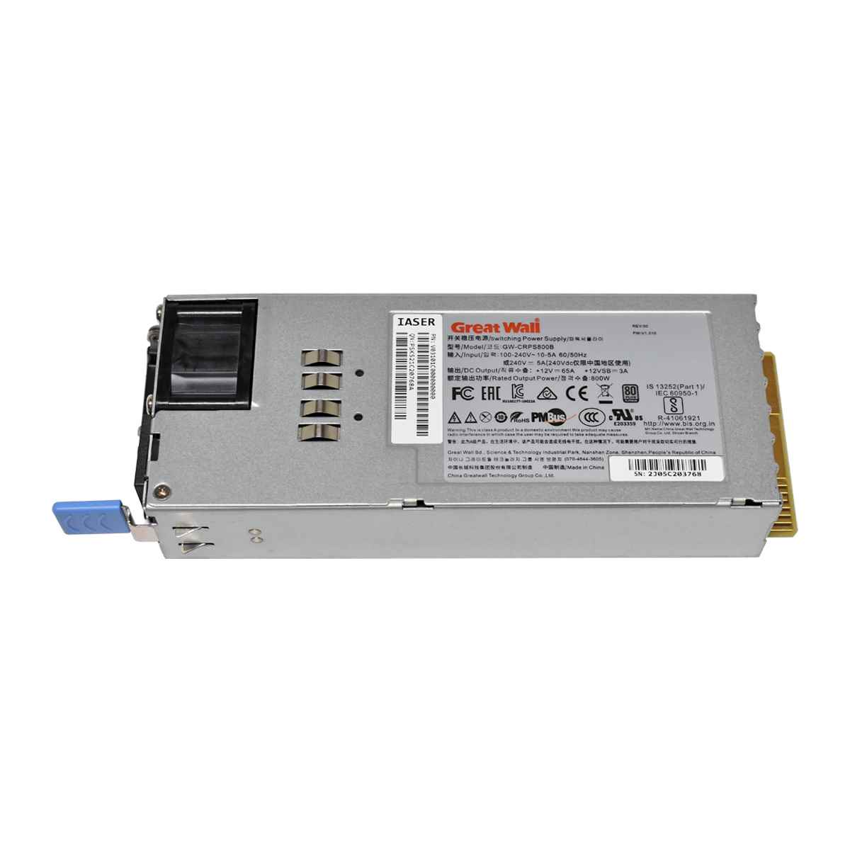 Great Wall 800W Netzteil Power Supply GW-CRPS800B Great Wall 800W Netzteil Power Supply GW-CRPS800B