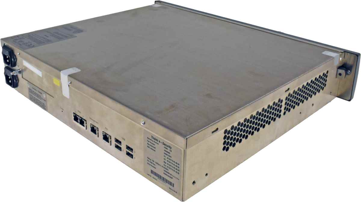 Thales Hardware Security Module HSM9-12S Payshield 1600B44.06 1U Rack