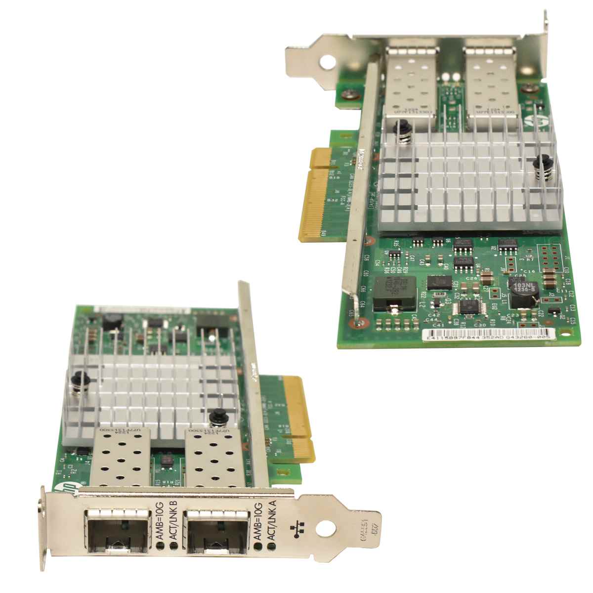 HP 560SFP+ Dual-Port 10GbE PCI-E x8 Converged Network Adapter 669279-001 LP HP 560SFP+ Dual-Port 10GbE PCI-E x8 Converged Network Adapter 669279-001 LP