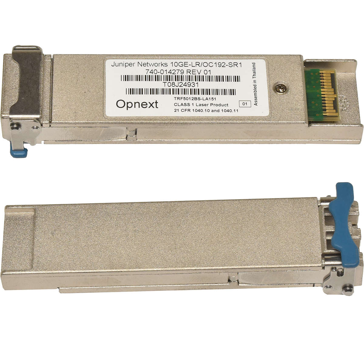 Juniper-Networks-10GE-LR-OC192-SR1-XFP-10G-1310nm-005.jpg Juniper Networks 10GE-LR/OC192-SR1 XFP 10G 1310nm 10km Transceiver 740-014279