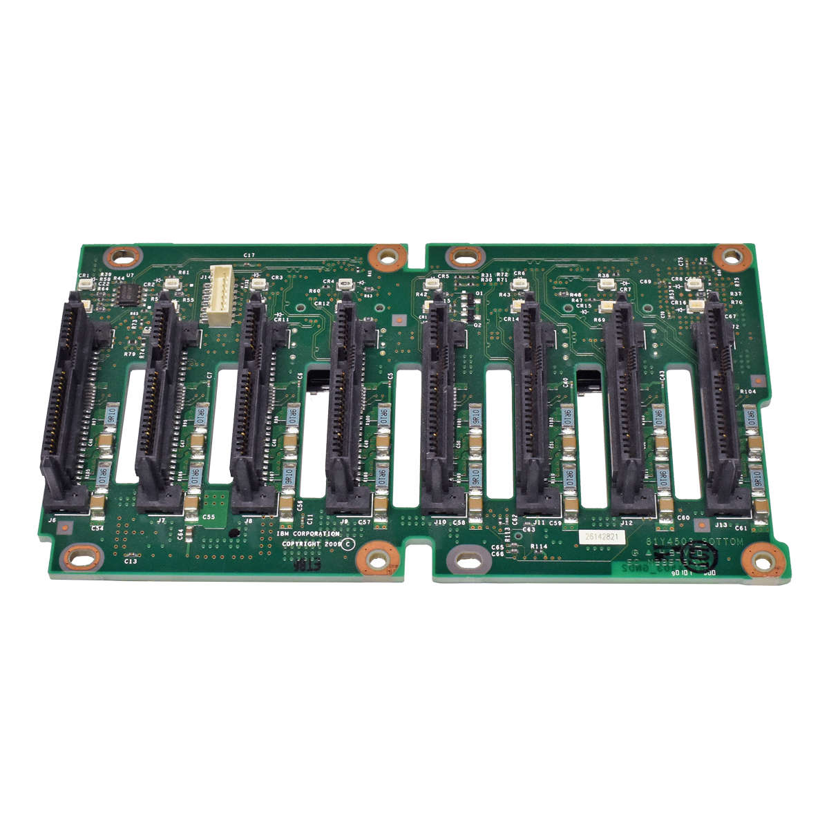 IBM-8-Bay-SAS-2-5-Backplane-46W9187-2x-Kabel-81Y66-003.jpg IBM 8 Bay SAS 2,5" Backplane 46W9187 + 2x Kabel 81Y6651 für System X3650 M4