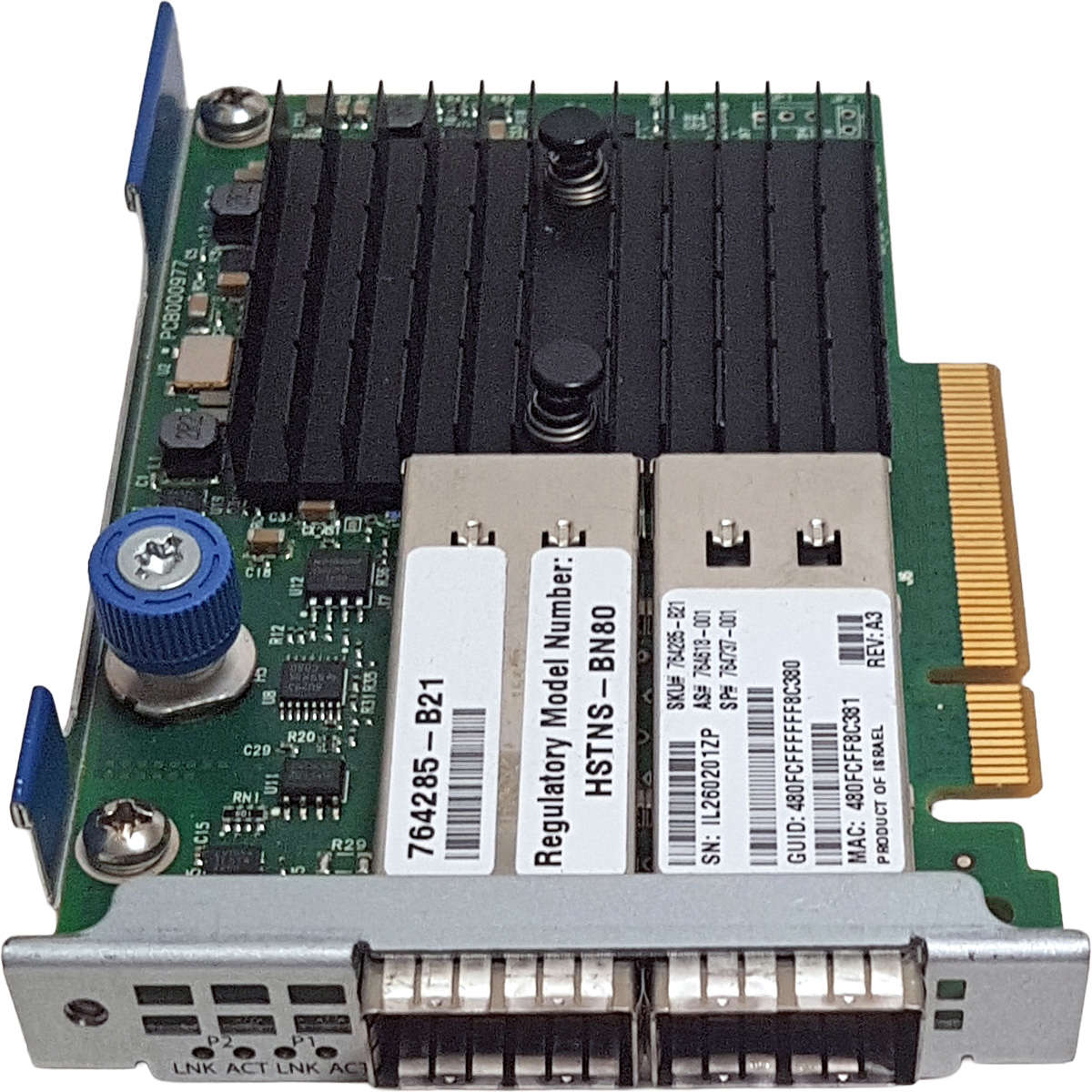 HP 544+FLR-QSFP InfiniBand FDR Ethernet Netzwerkkarte 10Gb/40Gb 764285-B21 764737-001 LP