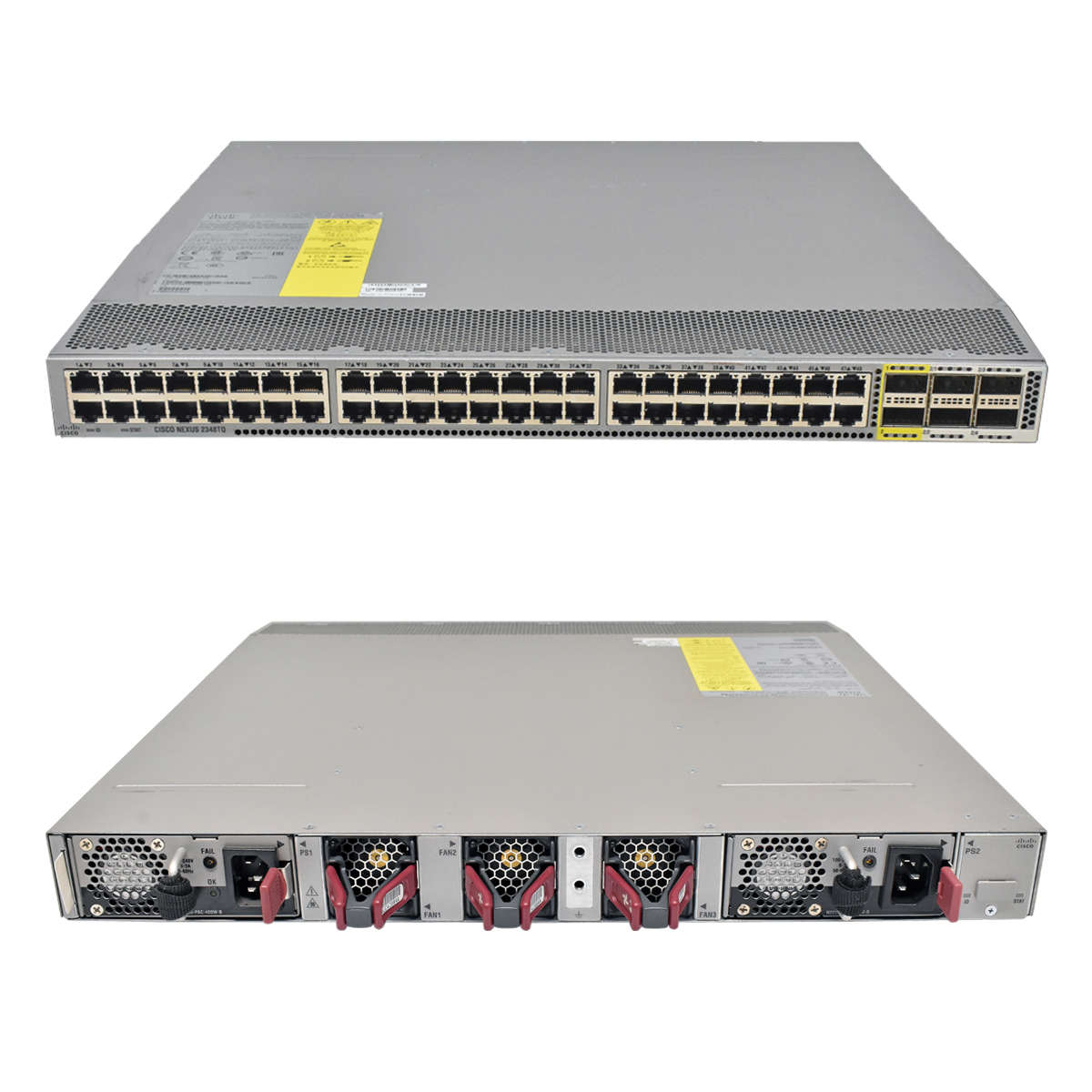 Cisco-Nexus-2348TQ-Fabric-Extender-N2K-C2348TQ-10G-001.jpg Cisco Nexus 2348TQ Fabric Extender N2K-C2348TQ-10GE 68-5579-01 rote PSUs