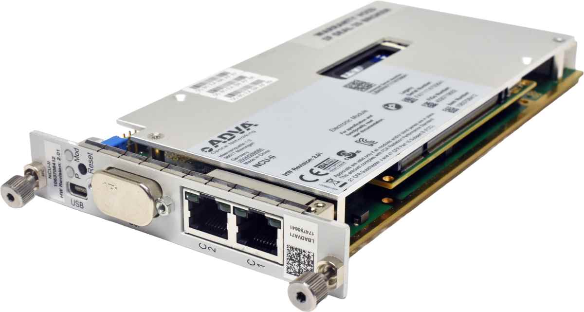 ADVA NCU-II 1063708412 Dual-Port RJ-45 NIC for FSP 3000R7 ADVA NCU-II 1063708412 Dual-Port RJ-45 NIC for FSP 3000R7