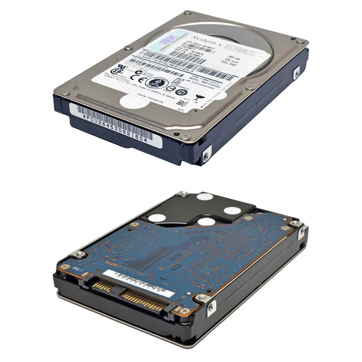 IBM Toshiba 300GB 90Y8878 90Y8881 MBF2300RC 6G 2.5" 10K SAS HDD